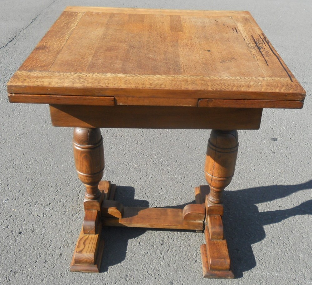 Small Size Beech Drawleaf Dining Table 