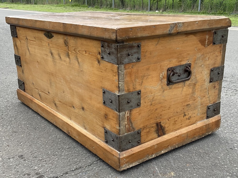Victorian Pine Blanket Box  View VII