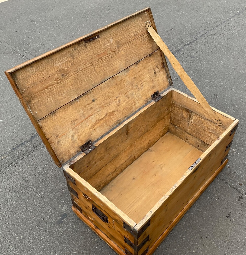 Victorian Pine Blanket Box  View VIII