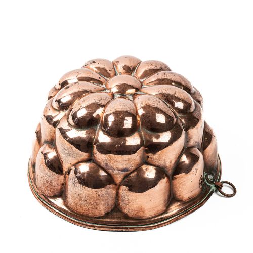 ANTIQUE EDWARDIAN PERIOD COPPER JELLY MOULD