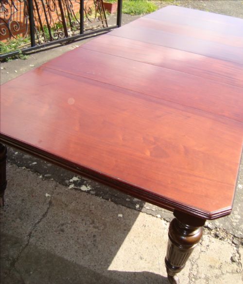 PAIR OF VICTORIAN EXTENDING CAMPAIGN DINING TABLES - ADDITIONAL PHOTO 7