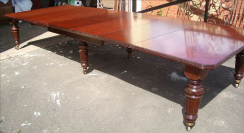 PAIR OF VICTORIAN EXTENDING CAMPAIGN DINING TABLES - ADDITIONAL PHOTO 8