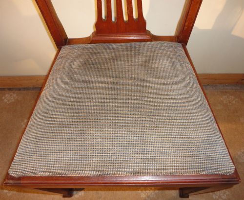 SET OF 8 GEORGIAN REVIVAL MAHOGANY DINING CHAIRS - ADDITIONAL PHOTO 5