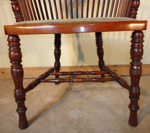 SHOOLBRED WALNUT WINDSOR CHAIR - ADDITIONAL PHOTO 8