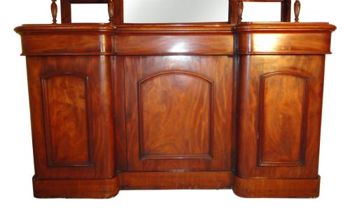VICTORIAN MAHOGANY MIRRORBACK SIDEBOARD - ADDITIONAL PHOTO 3