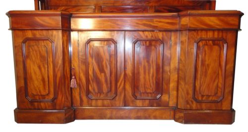 VICTORIAN MAHOGANY MIRRORBACK SIDEBOARD - ADDITIONAL PHOTO 3