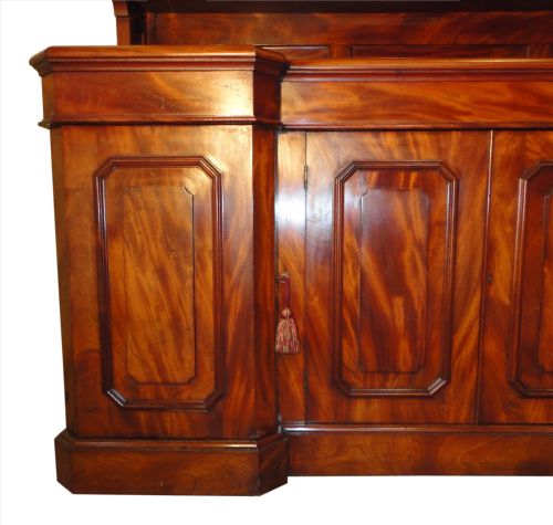VICTORIAN MAHOGANY MIRRORBACK SIDEBOARD - ADDITIONAL PHOTO 4