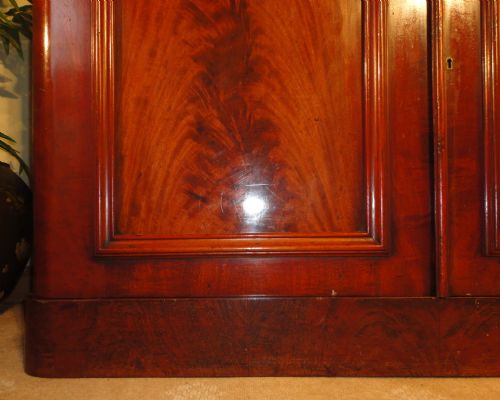 VICTORIAN MAHOGANY GLAZED BOOKCASE - ADDITIONAL PHOTO 7