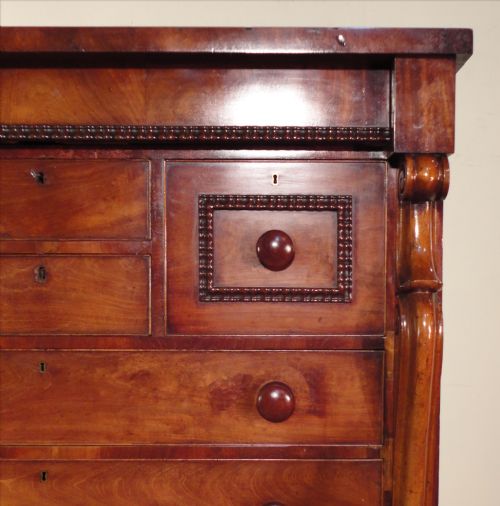VICTORIAN MAHOGANY SCOTTISH CHEST OF DRAWERS - ADDITIONAL PHOTO 5