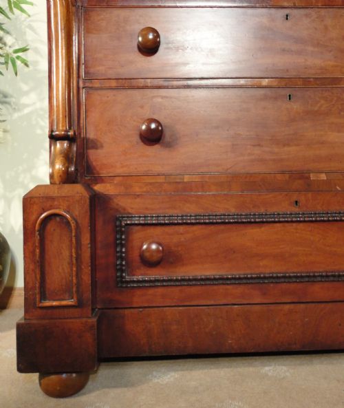 VICTORIAN MAHOGANY SCOTTISH CHEST OF DRAWERS - ADDITIONAL PHOTO 6