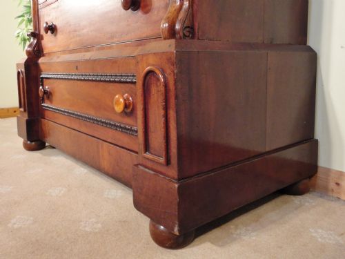 VICTORIAN MAHOGANY SCOTTISH CHEST OF DRAWERS - ADDITIONAL PHOTO 10