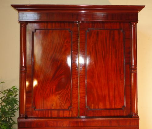 REGENCY MAHOGANY LINEN PRESS - ADDITIONAL PHOTO 2