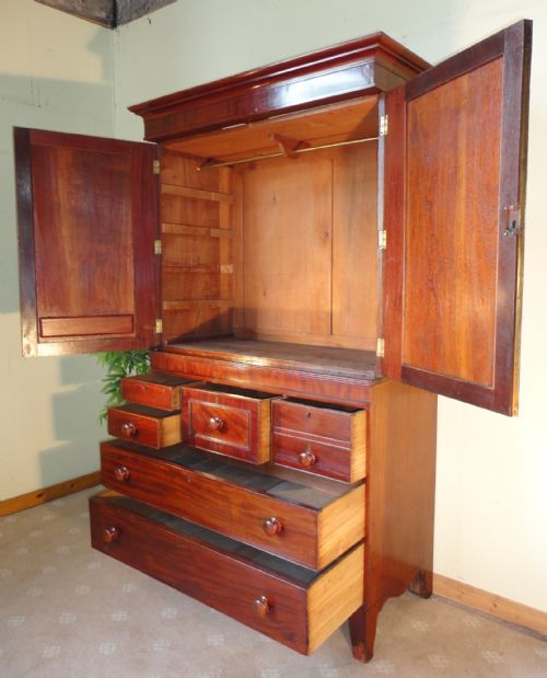REGENCY MAHOGANY LINEN PRESS - ADDITIONAL PHOTO 11