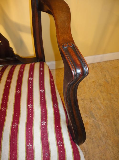 SET OF 8 GEORGIAN STYLE MAHOGANY HOOPBACK DINING CHAIRS C1900 - ADDITIONAL PHOTO 11