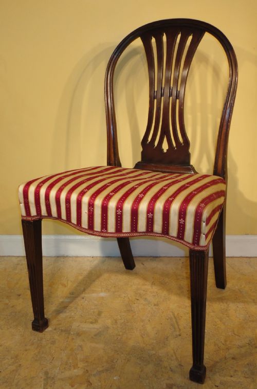 SET OF 8 GEORGIAN STYLE MAHOGANY HOOPBACK DINING CHAIRS C1900 - ADDITIONAL PHOTO 14
