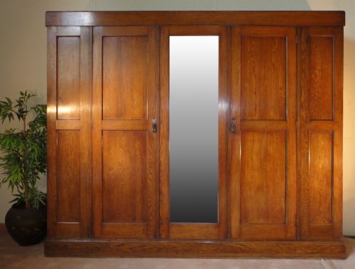 ARTS CRAFTS OAK COTSWOLD STYLE WARDROBEPRESS - ADDITIONAL PHOTO 11