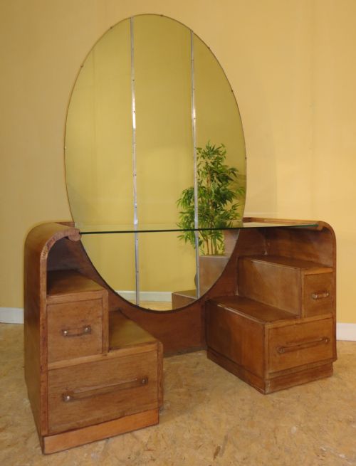 ART DECO DRESSING TABLE STOOL BED BEDROOM SUITE - ADDITIONAL PHOTO 2