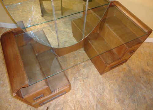 ART DECO DRESSING TABLE STOOL BED BEDROOM SUITE - ADDITIONAL PHOTO 7