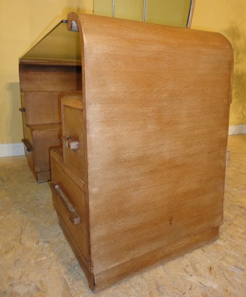 ART DECO DRESSING TABLE STOOL BED BEDROOM SUITE - ADDITIONAL PHOTO 9