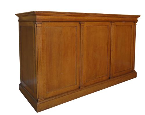 LARGE VICTORIAN OAK PLANCOLLECTORSSHOP CHEST 1 OF 2 - ADDITIONAL PHOTO 2