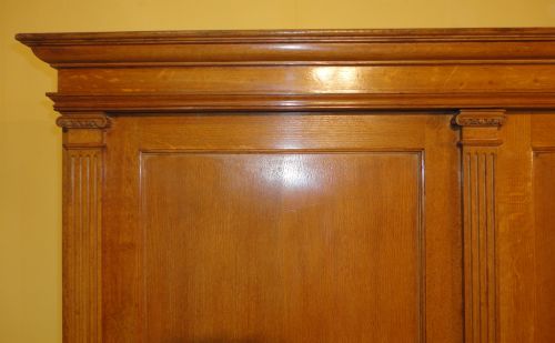 LARGE VICTORIAN OAK PLANCOLLECTORSSHOP CHEST 1 OF 2 - ADDITIONAL PHOTO 5