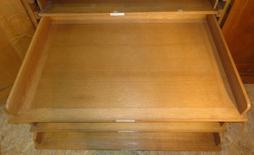 LARGE VICTORIAN OAK PLANCOLLECTORSSHOP CHEST 1 OF 2 - ADDITIONAL PHOTO 10