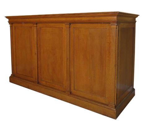 large victorian oak plancollectorsshop chest 1 of 2 - CATEGORY: ANTIQUE CABINETS - DATED 1890