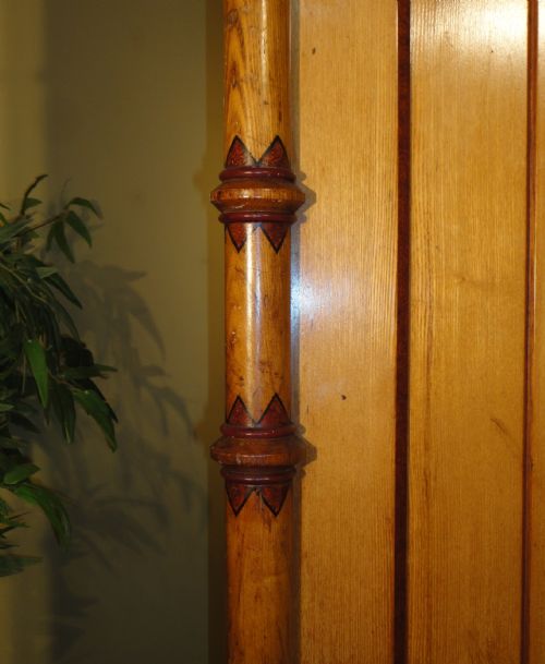 ARTS CRAFTS AESTHETIC ASH FITTED TRIPLE WARDROBE CHARLES BEVAN STYLE - ADDITIONAL PHOTO 5