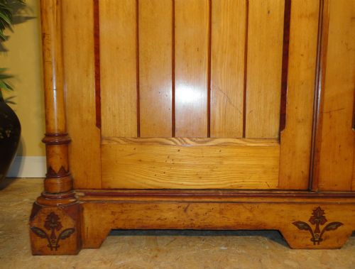 ARTS CRAFTS AESTHETIC ASH FITTED TRIPLE WARDROBE CHARLES BEVAN STYLE - ADDITIONAL PHOTO 6