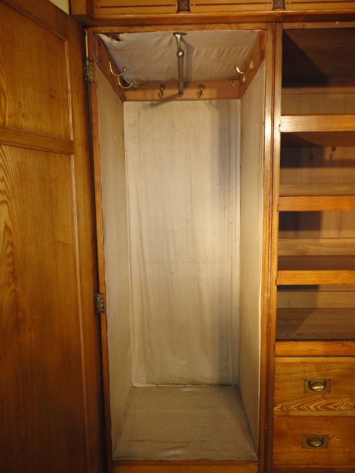 ARTS CRAFTS AESTHETIC ASH FITTED TRIPLE WARDROBE CHARLES BEVAN STYLE - ADDITIONAL PHOTO 9