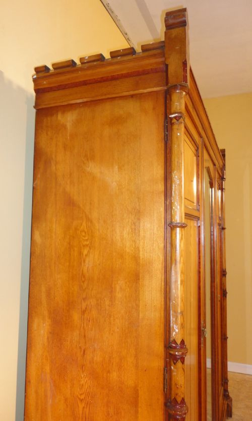 ARTS CRAFTS AESTHETIC ASH FITTED TRIPLE WARDROBE CHARLES BEVAN STYLE - ADDITIONAL PHOTO 11