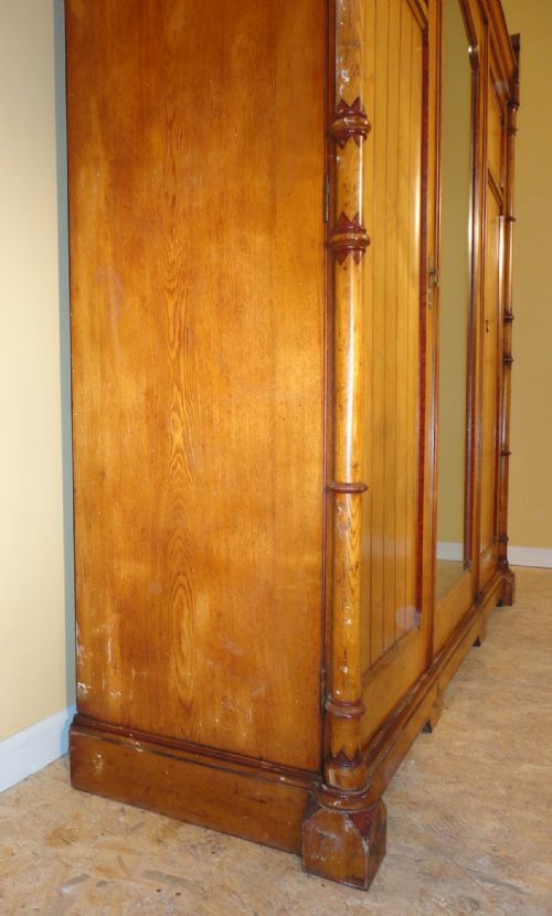 ARTS CRAFTS AESTHETIC ASH FITTED TRIPLE WARDROBE CHARLES BEVAN STYLE - ADDITIONAL PHOTO 12