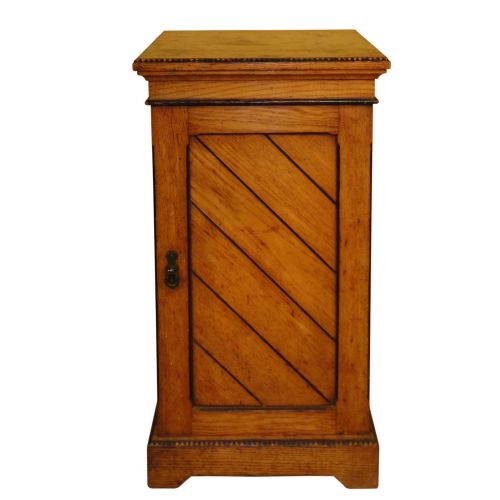 arts crafts aesthetic ash bedside cupboard - CATEGORY: ANTIQUE CABINETS - DATED VICTORIAN