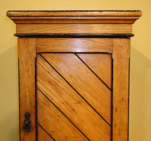ARTS CRAFTS AESTHETIC ASH BEDSIDE CUPBOARD - ADDITIONAL PHOTO 4