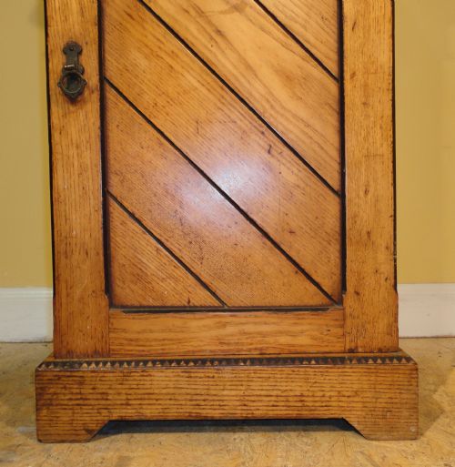 ARTS CRAFTS AESTHETIC ASH BEDSIDE CUPBOARD - ADDITIONAL PHOTO 5