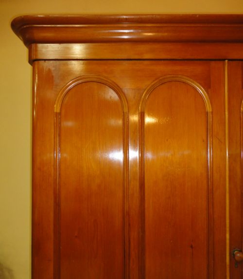 VICTORIAN ORIGINAL PINE FITTED WARDROBE - ADDITIONAL PHOTO 4