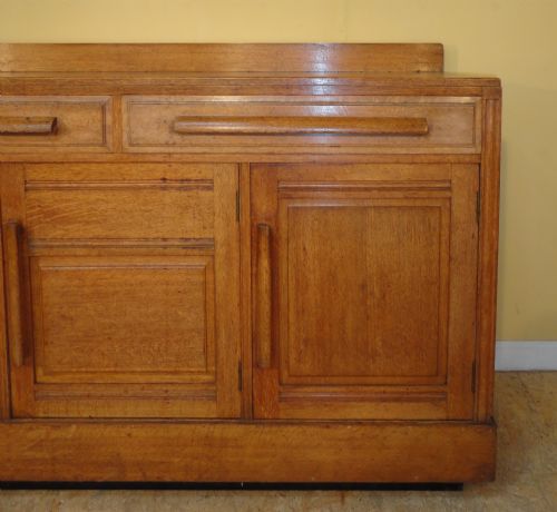 ARTS CRAFTS OAK COTSWOLDHEALS STYLE SIDEBOARD - ADDITIONAL PHOTO 2