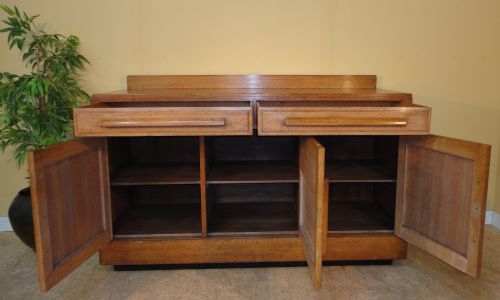 ARTS CRAFTS OAK COTSWOLDHEALS STYLE SIDEBOARD - ADDITIONAL PHOTO 5