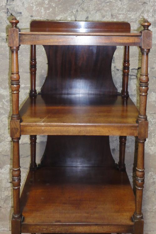 GEORGE IV MAHOGANY WHATNOT - ADDITIONAL PHOTO 2