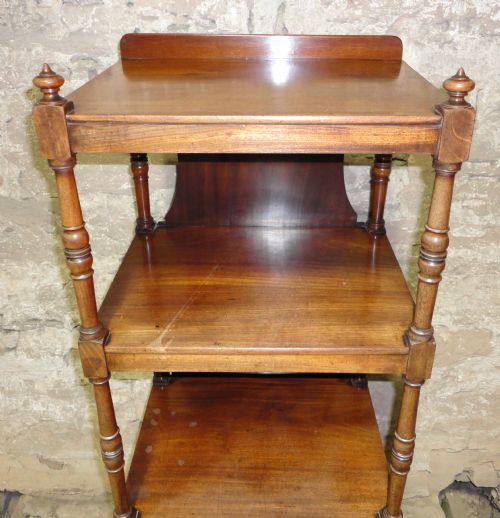 GEORGE IV MAHOGANY WHATNOT - ADDITIONAL PHOTO 4