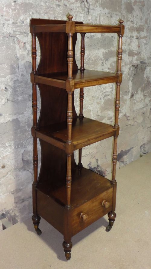 GEORGE IV MAHOGANY WHATNOT - ADDITIONAL PHOTO 6