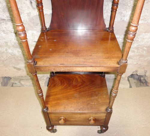 GEORGE IV MAHOGANY WHATNOT - ADDITIONAL PHOTO 8