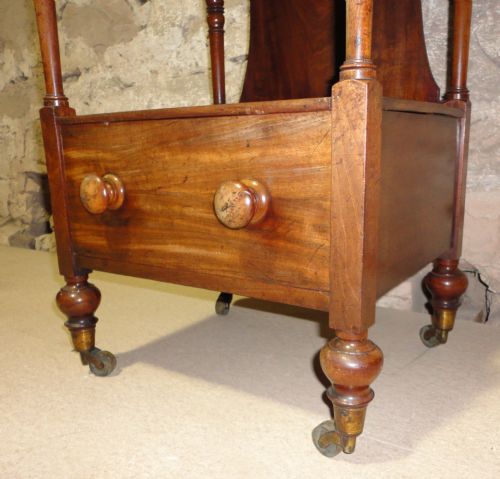 GEORGE IV MAHOGANY WHATNOT - ADDITIONAL PHOTO 11