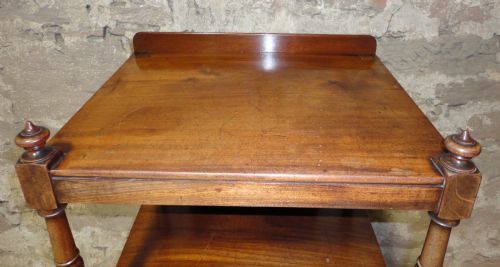 GEORGE IV MAHOGANY WHATNOT - ADDITIONAL PHOTO 7