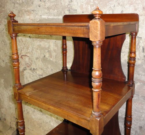 GEORGE IV MAHOGANY WHATNOT - ADDITIONAL PHOTO 9