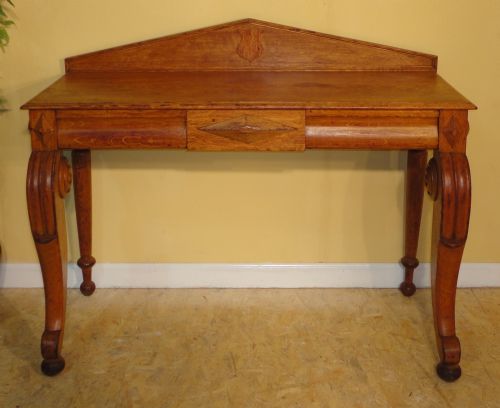 SCOTTISH VICTORIAN OAK HALL OR SIDE TABLE - ADDITIONAL PHOTO 1
