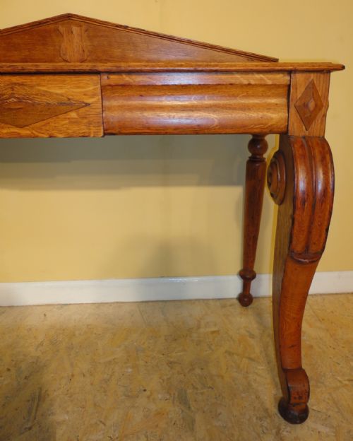 SCOTTISH VICTORIAN OAK HALL OR SIDE TABLE - ADDITIONAL PHOTO 9