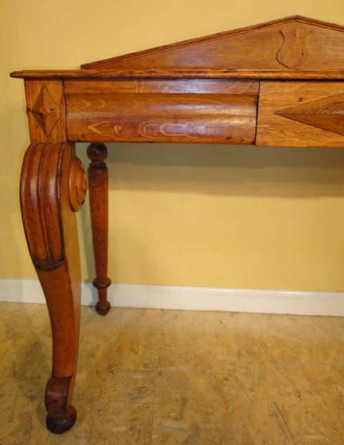 SCOTTISH VICTORIAN OAK HALL OR SIDE TABLE - ADDITIONAL PHOTO 7