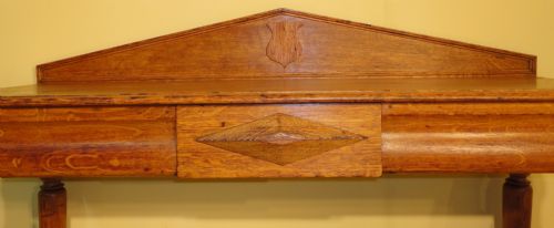 SCOTTISH VICTORIAN OAK HALL OR SIDE TABLE - ADDITIONAL PHOTO 8