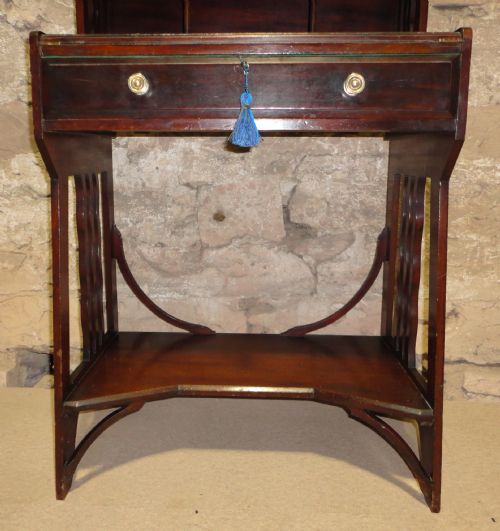 LIBERTY ARTS CRAFTS MAHOGANY WRITING DESK - ADDITIONAL PHOTO 4